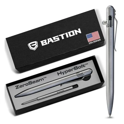 Slim Titanium Executive Pen Bastion Bolt Action Pen - 2026 EDC Pen
