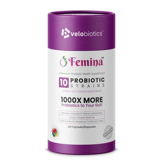 Femina™ Probiotic Capsules with Cranberry Extract - Velobiotics