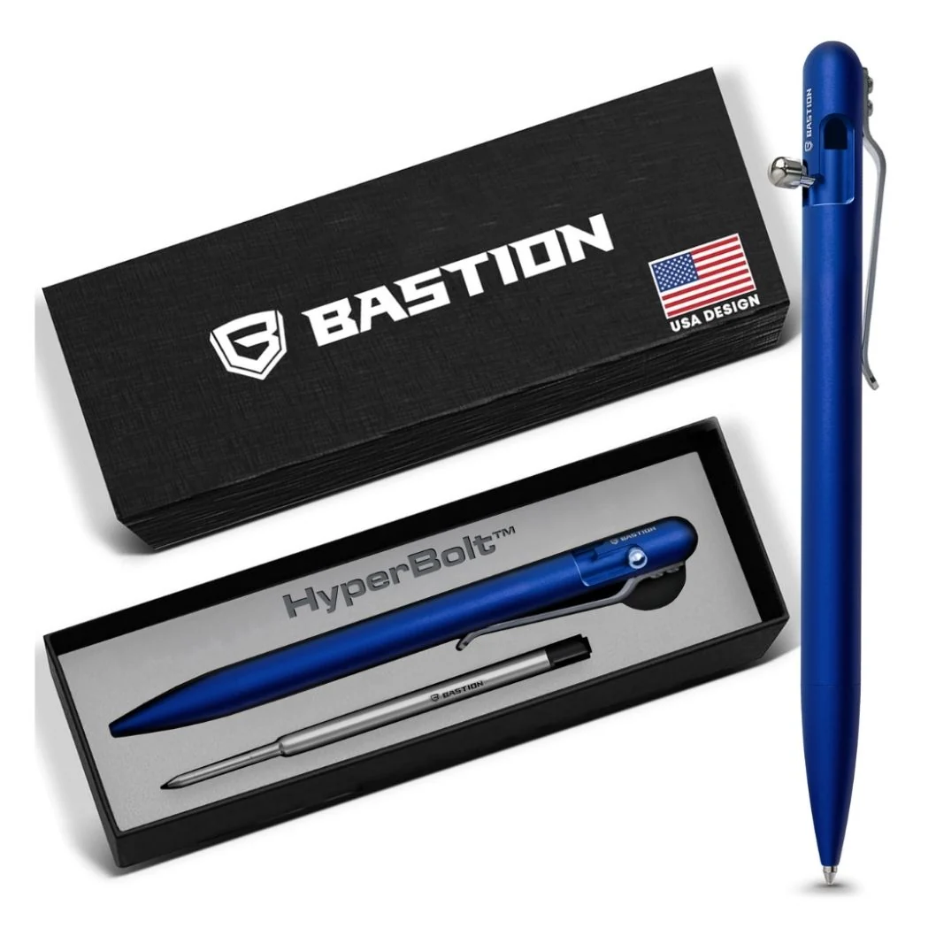 Showcasing Replacement 2 pieces Black Gel Ink Cartridge for Bolt Action Pen by Bastion®